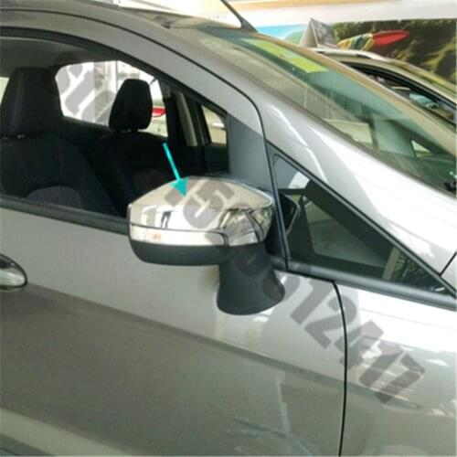For Ford Ecosport 2013-2020 ABS Chrome Car Side Door Rearview Mirrors Cover Trim Car styling