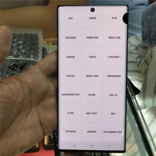 One or Two Big point Defect Orignal For Samsung Galaxy Note 10+ N975F N975F/DS note 10 plus LCD Display Touch Screen Digitizer