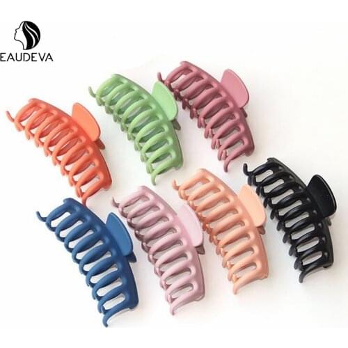 Solid Large Shower Hair Clip Ordinary Party Hairpin Back Head Clip Headdress Broken Hair Top Clip Accessories Hairdressing Tool