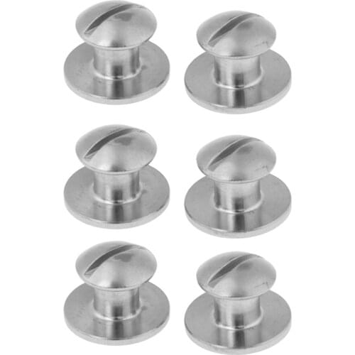 Perfeclan 6pcs Tech Scuba Diving Diver BCD Backplate Book Screws Accessories