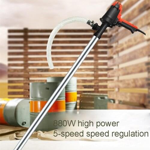 Portable Electrical Liquid Pump Industry Oil Pumping Pump Diesels Fuel Oil Transfer Tool Fuel Dispenser Pump 220v 880w 195c/min