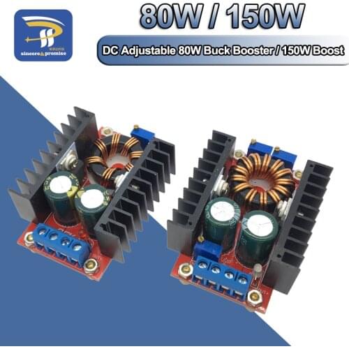 DC-DC 150W 10A Boost Converter 9-35 to 1-35V 80W Buck Booster DC Step Down Step Up Adapter Module Adjustable Voltage Regulator