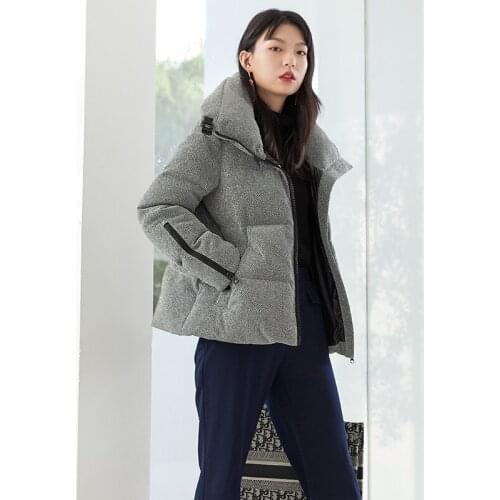 Down jacket womens 2020 Winter Jacket Womens Outerwear White Duck Down Snow new loose fashion short down parka women coat ins