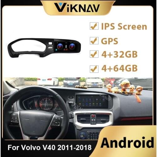 Tesla style Android 8.8 inch For-Volvo V40 2011-2018 car autoradio stereo car radio multimedia player GPS navi DVD player 2 din