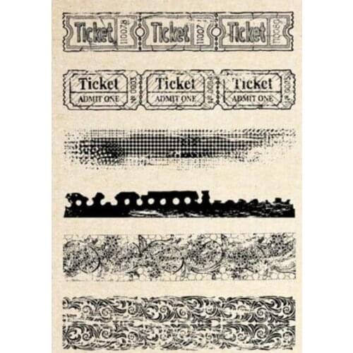 Background Transparent Clear Silicone Stamp/Seal for DIY scrapbooking/photo album Decorative clear stamp A1499