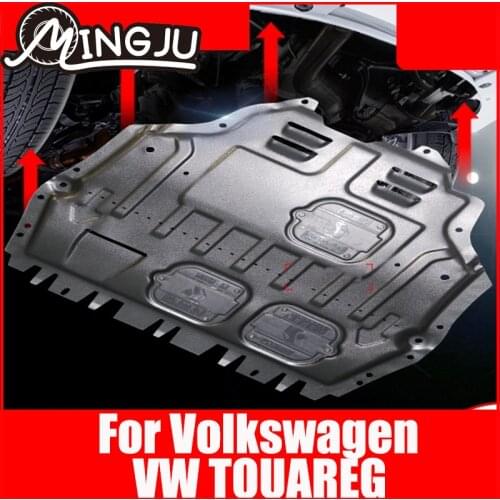 Engine Chassis Guard Cover Protector Fender Manganese Steel Plastic Accessories For Volkswagen VW Touareg 2019 2020 2021