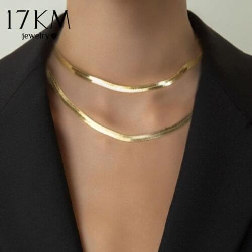 Gold Multi Layered Snake Chain Link Necklace for Women Bohemian Lock Coin Choker Chain Pendant Necklaces Party Jewelry