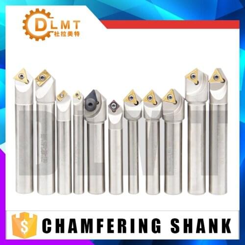 1pcs 45/60/90/120 degrees chamfering cutter chamfer end milling cutter arbor CNC chamfering tool holder
