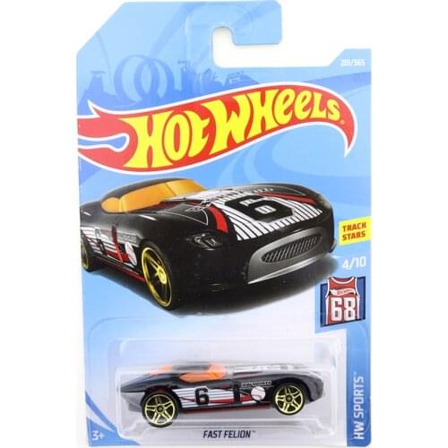 2018-201 Hot Wheels FAST FELION Mini Alloy Coupe 1/64 Metal Diecast Model Car Kids Toys Gift