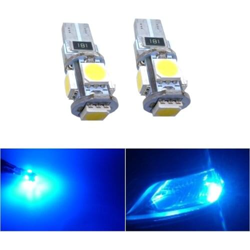 2x W5W T10 LED Bulb Car Interior Dome Map Reading Lights For Toyota Avensis T25 Wish Camry 40 Corolla 2005 Yaris 2008 Tundra