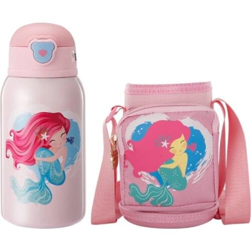 630ml Baby Feeding Thermocup Children Bottle Vacuum flask School Stainless Steel Thermal Mug Thermos Cup