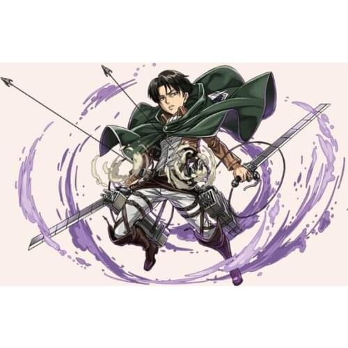 Anime Attack on Titan Acrylic Stand Figure Model Background Desktop Decor Eren Jaeger Christa Lenz Erwin Levi Mikasa Ackerman