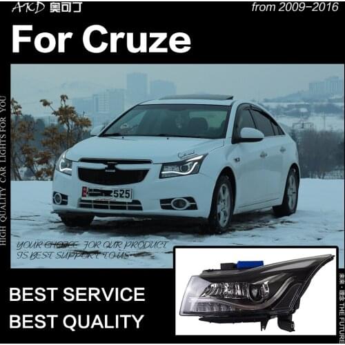 AKD Car Styling Head Lamp for Chevrolet Cruze LED Headlight 2009-2016 Audi-Design LED DRL Hid Bi Xenon Auto Accessories