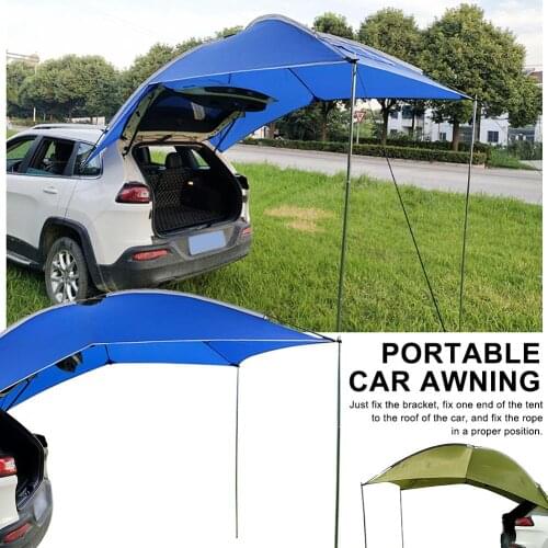 Car Awning Ample Awning Space Foldable Waterproof Windproof Tent Ultra-light Multi-purpose Car Tent Suitable For Outdoor