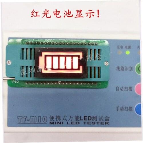 Free Ship 100pcs 5 Segment Red Digital Display Battery for DIY factory direct price