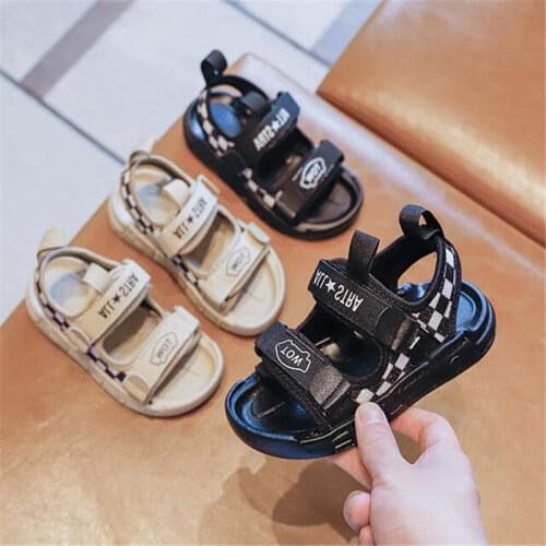 Childrens beach shoes 2021 summer new childrens shoes soft sole antiskid childrens leisure boys' and girls' sandals