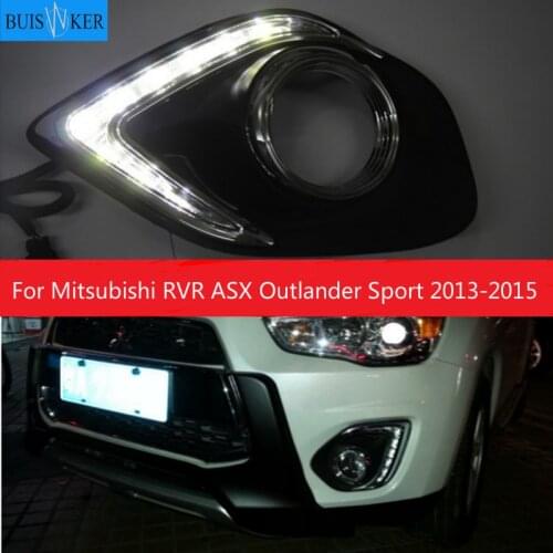 For Mitsubishi RVR ASX Outlander Sport 2013 2014 2015 LED DRL Running Lights Daytime Daylight 12v lamp car-Styling light