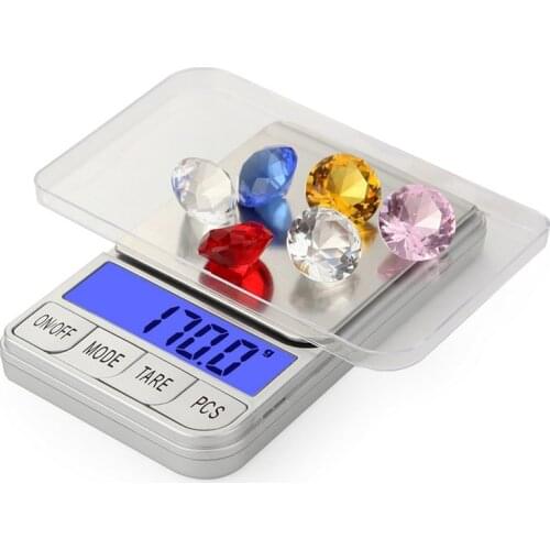 LCD Pocket Scale 500g/200g 0.01g Electronic Scale Precision Portable digital Jewelry Scales Weight Balance Kitchen Gram Scale