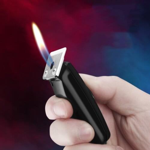 Collectible Lighter Creative Shaver Shaped Butane Gas Refillabe Lighters for Cigarette Home Decorative Collection