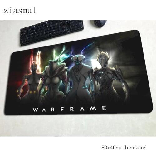 Warframe mousepad 80x40cm home Computer mouse mat gamer gamepad pc Mass pattern gaming mousemat desk pad office padmouse