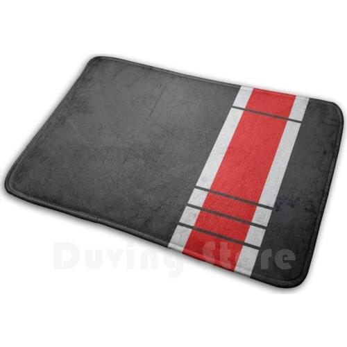 Mass Effect N7 Stripes Soft Non-Slip Mat Rug 2806 Carpet Cushion Mass Effect Mass Effect N7 Gaming Gamer Video Games