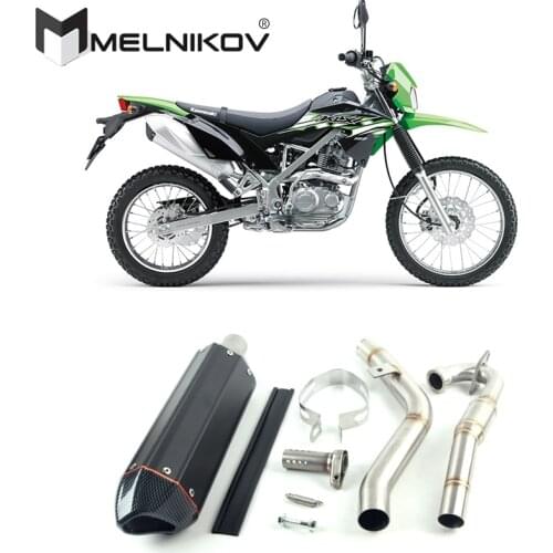 Motorcycle Modification off-Road Vehicle Exhaust Escape KLX 150 Pipe KLX150 Front KLX150BF KLX150L Muffler