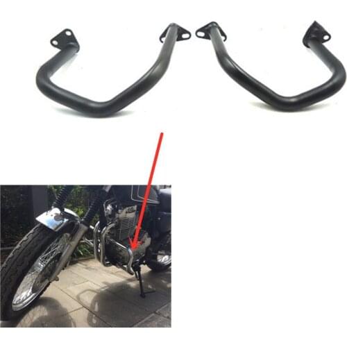 Motorcycle Chrome/Black Highway Engine Guard Crash Bar Protector Bumper for Honda CB400SS CB400 SS 1994-2004 1995 1996 1997 1998