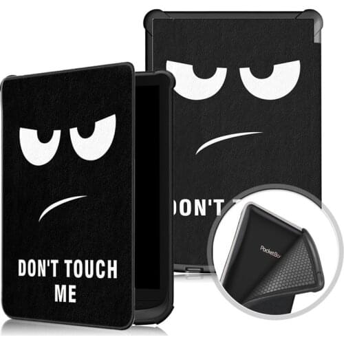 Silicone Soft Back Shell Cover for Pocketbook 616/627/632 Smart Magnet Case For Pocketbook Basic Lux 2/touch Lux 4 Funda + Pen