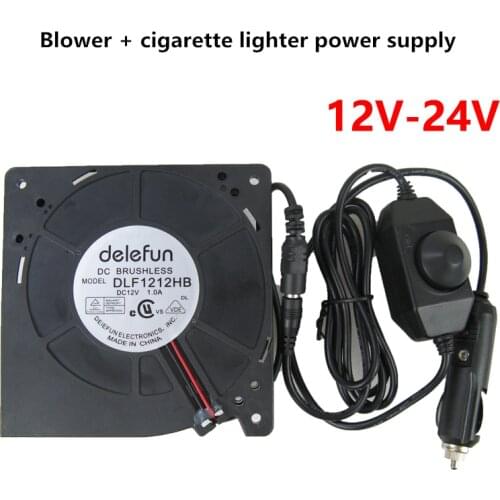 New Large air volume barbecue grill fan car cold air cushion 12032 12cm 12V 24V centrifugal turbo blower exhaust air 2 3-wire