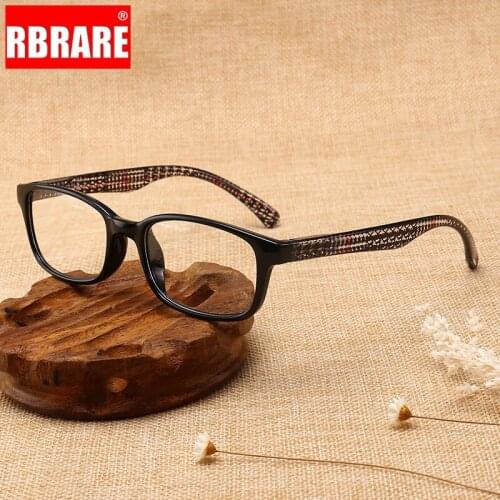 RBRARE Square Reading Glasses Men Plastic Frames Spring Mirror Reading Glasses Gafas De Lectura Mujer Progressive Glasses Unisex