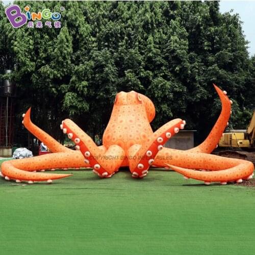 Personalized Giant 11.2x10.7x5.3 Meters Inflatable Octopus Balloon / 36.7ft Air Blow Squid For Mall Decoration Toys -BG-O0277