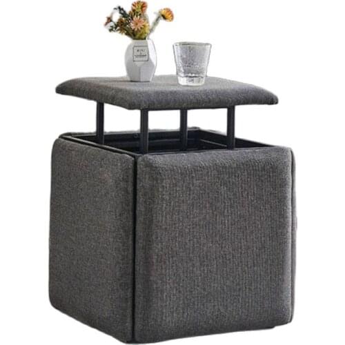 5 in 1 Multifunctional Rubiks Cube Combination Sofa Stool Folding Chair Nordic Living Room Simple Shoe Stool Household Square