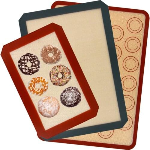 Heat Resistant Silicone Mat for Oven Baking Mat for Cookie /Bread/ /Biscuit/Puff/Eclair Perforated Silicone Nonstick Mat Tool