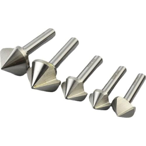 90 degree chamfer drill countersink drill 10 12 16 20 25 30 straight shank three-edged single-edged chamfering knife