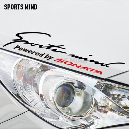10 Pieces Sports Mind Car Covers Automobiles Car Sticker Decal Car-Styling For hyundai sonata 2006 2011 exterior accessories