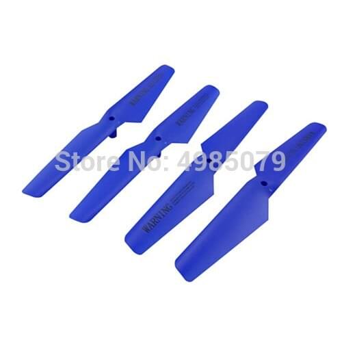 4PCS/Set Propeller Blade Blue Color for SYMA X5A-1 Propeller Main blades CW CCW RC Drone Spare Part Accessory