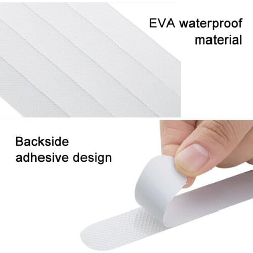 5pcs Bathroom Bathtub Transparent Non-slip Stickers Stairs Tape Bathroom Anti-slip Strips GQ