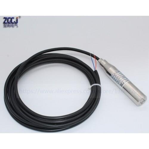 2m Measure range liquid level transmitter 24VDC 4-20mA DC water level transducer with 4m cable