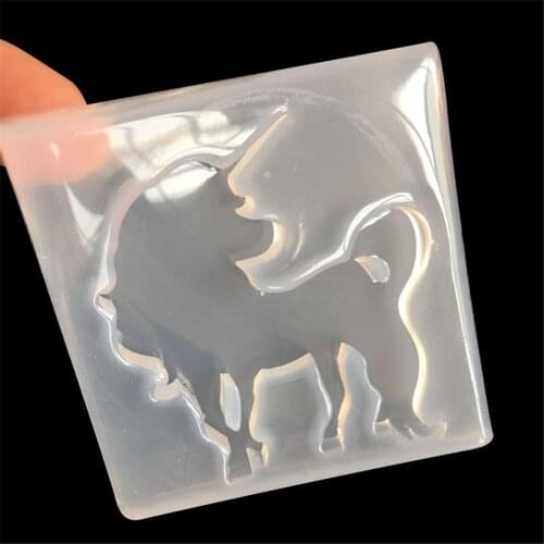 Unicorn Posture Diy Stone Mould Aromatherapy Gypsum Mould Silicone 3d Silicon Soap Mold Molds For Plaster