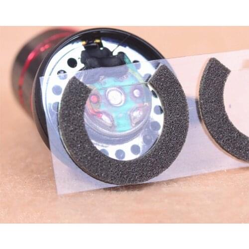 20pcs/ lot Flat Headphone Tuning Cotton Sets for 14.8mm 15mm 16mm Driver Unit for MX500 Glue Tape Sound Absorbing Cotton