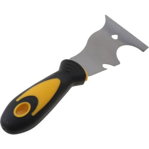 Stainless Steel Paint Putty Scraper 7in1 Tool Spackle Knife Caulk Removal Tool Wood Wallpaper Scraper