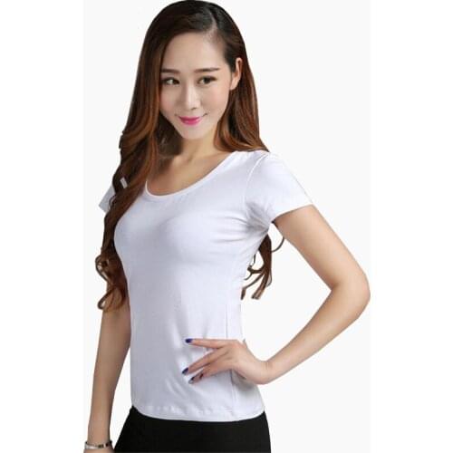 Женские базовые футболки NDUCJSI China At AliExpress