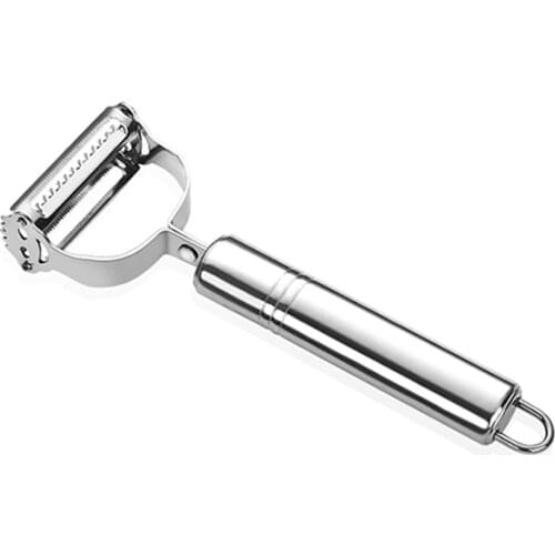 Stainless Steel Peeler Potato Cucumber Carrot Grater Julienne Vegetables Fruit Peeler Double Planing Grater Kitchen Gadget