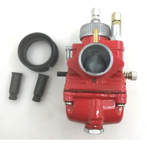 SherryBerg RED new carburetor carb from Dellorto PHBG DS 21PHBG 21mm Racing auto Choke caraburettor vergaser + plastic cover