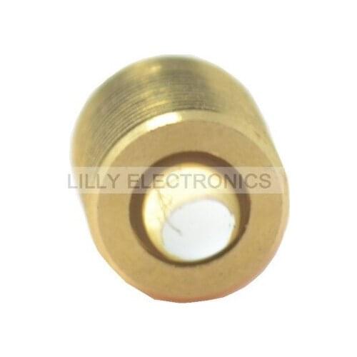 Glass 405-G-2 Lens diameter 6.35mm M9x0.5 with Brass Mount/Holder/Frame