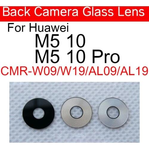 1pcs Rear Back Camera Glass Lens With Sticker For Huawei MediaPad M5 10 Pro WiFi CMR-W09 W19 AL09 AL19 Replacement Repair Parts