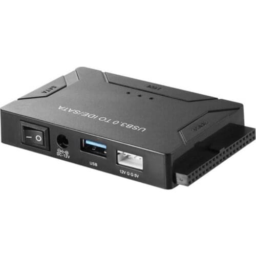 Universal 500MB/s USB 3.0 to IDE/SATA Converter External Hard Disk Drive Adapter Suitable for Win XP/Win 7/Win 10/Mac OS