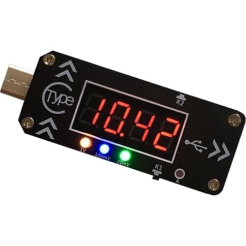 USB Tester Fast Quick Charging PD Trigger Charger Doctor Digital Voltmeter Ammeter 5V 9V 12V 15V 20V PPS PD2.0 PD3.0 Type-C