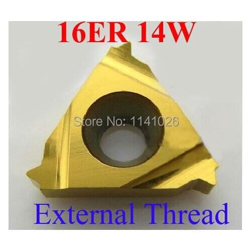 16ER 14W ,Extemal Tungsten Carbide Threading Lathe Inserts for Threaded Lathe Holder,thread turning tool holders