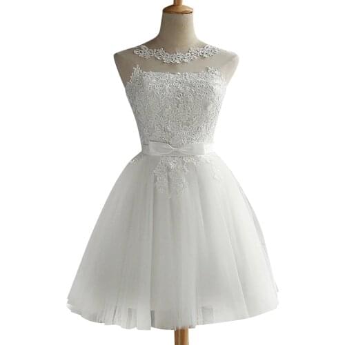 3XL Plus Size Women White Bowknot Lace Dress 2019 Fashion Solid A-Line Sleeveless Sexy Swing Elegant Party Dresses Vestidos
